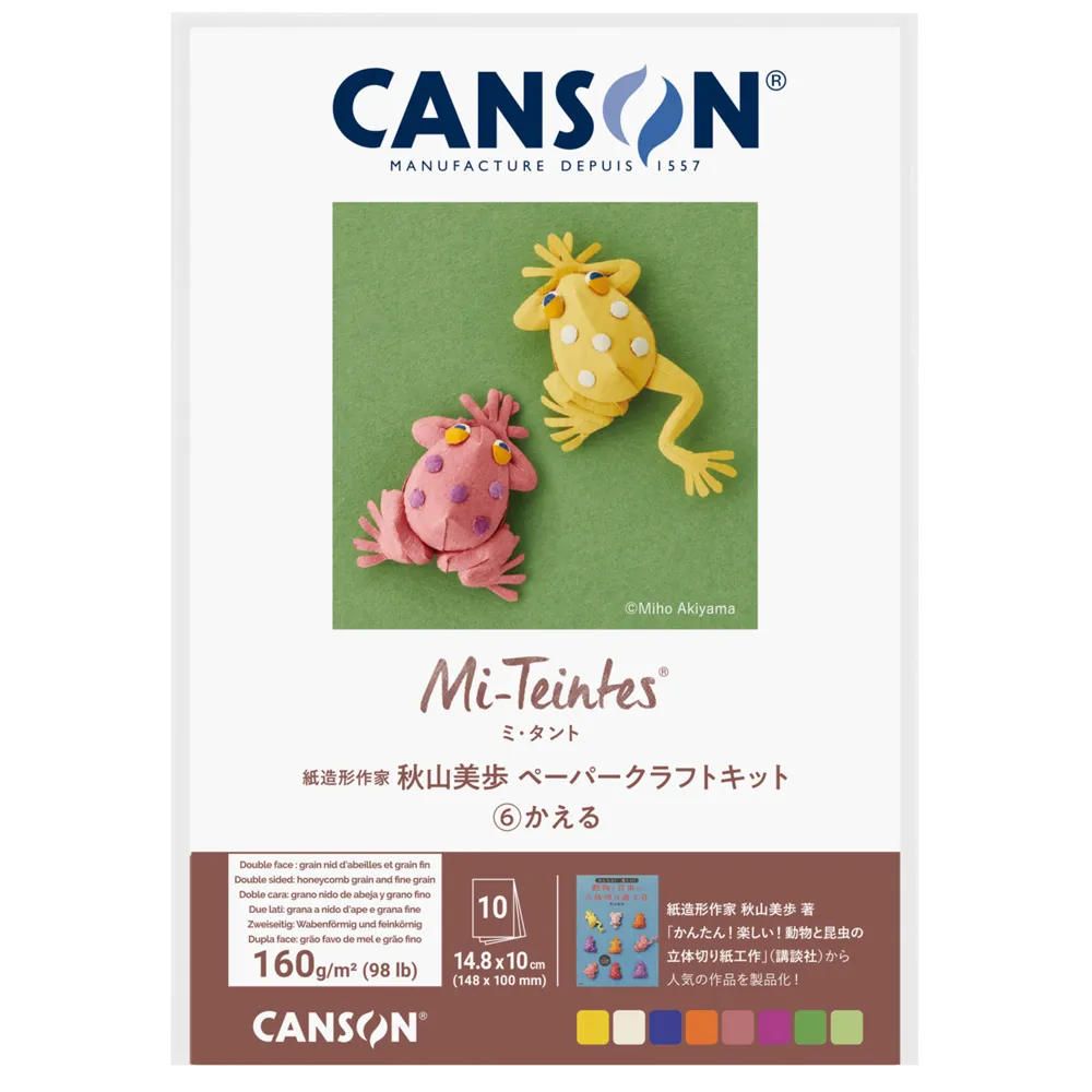 ミ・タント　クラフトキット　かえる　＜ポストカードサイズ＞